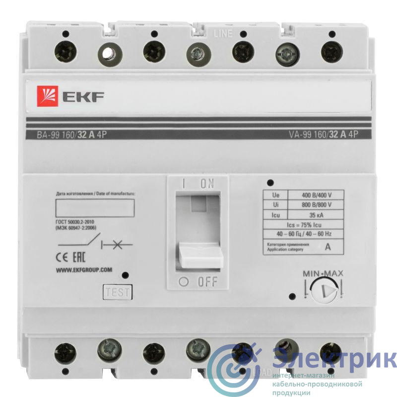 Фото EKF mccb99-160-32-4P