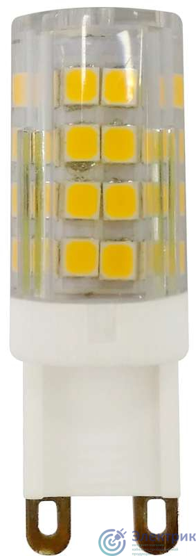 Лампа светодиодная JCD-3.5w-220V-corn ceramics-827-G9 280лм ЭРА Б0027861