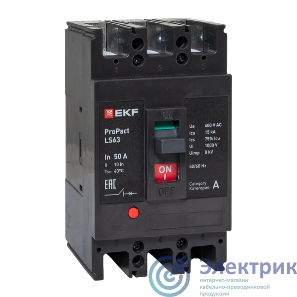 Фото EKF mccb-63-15-3-50-ls