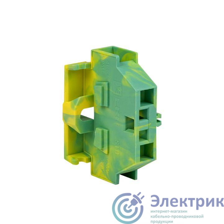 Миниклемма STB-1.5 18A желт./зел. (уп.50шт) PROxima EKF stb-m-1.5-y-green-r