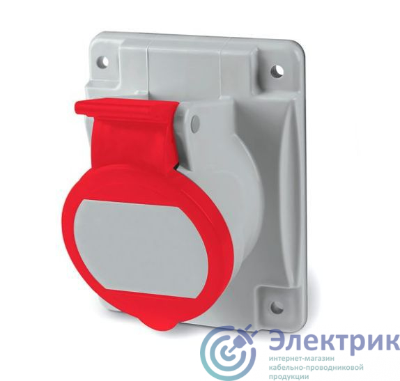 DIS4133267S | Розетка панельная с наклоном артикул DIS4133267 IP44 32А 3P+E+N 400В DKC