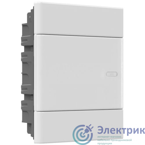 Б0069338 | Корпус встраиваемый TREND ЩРВ-П-24 IP40 пластик.; крышка бел. Эра