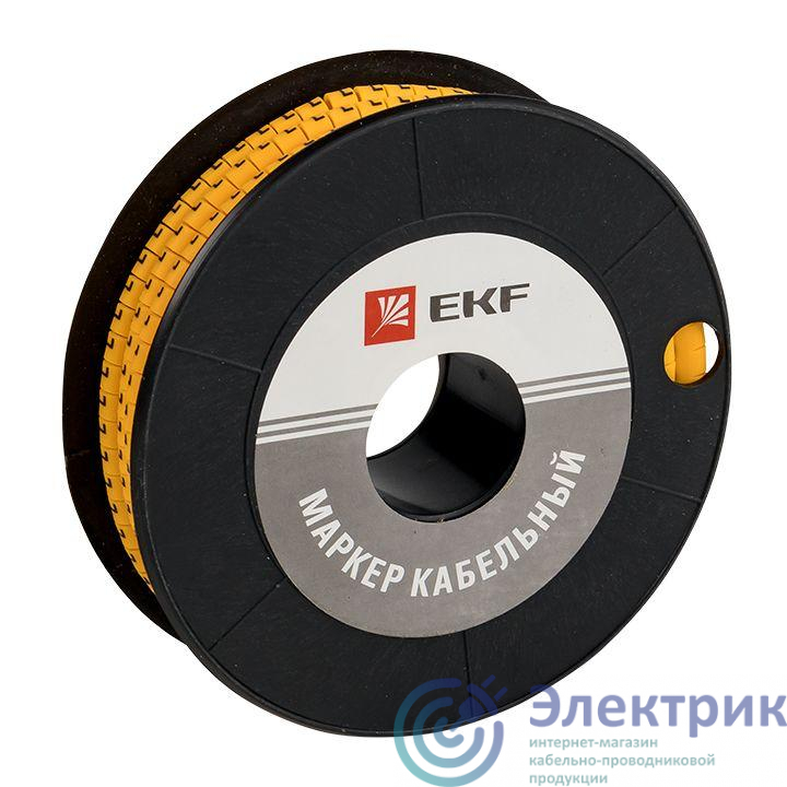 Маркер каб. 1.5кв.мм "L" (ЕС-0) (уп.1000шт) PROxima EKF plc-KM-1.5-L