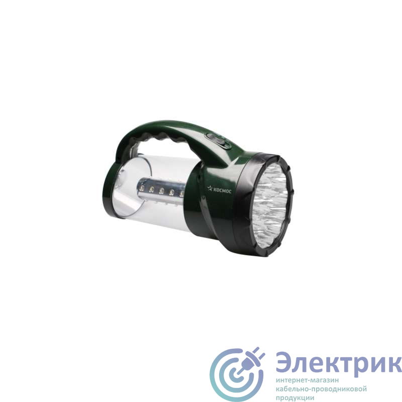 Фонарь-светильник аккумуляторный Accu AP2008L-LED 24LED + 19LED аккум. 4В 2А.ч КОСМОС KOCAP2008L-LED