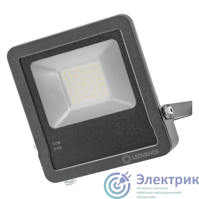 Прожектор светодиодный SMART 50Вт 4250лм 3000К IP65 DIM WiFI регулируемый темн. сер. LEDVANCE 4058075474666