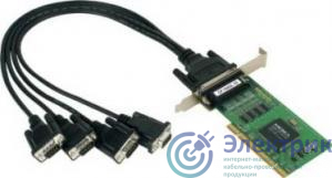 Плата мультипортовая для шины Universal PCI (с поддержкой PCI и PCI-X) CP-104UL-DB9M MOXA УТ0030040