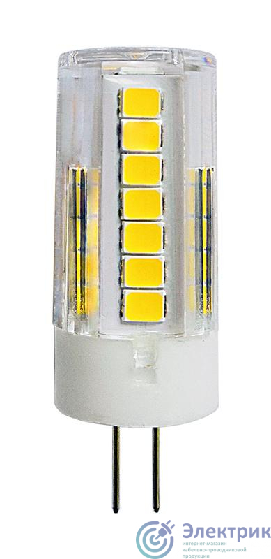 Лампа светодиодная PLED-G4 PRO 5Вт 4000К нейтр. бел. G4 400лм 230В d16х50мм без пульс. JazzWay 5026391