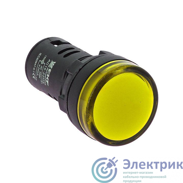 Матрица светодиодная AD16-16HS 24В AC (16мм) желт. EKF ledm-ad16-24-y