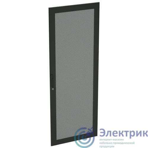 Дверь перфорированая для шкафов CQE 2200х600 RAL9005 DKC R5ITCPRMM2260B
