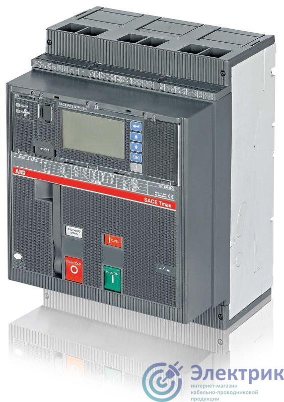 Выключатель автоматический 3п T7S 1600 PR231/P LS/I In=1600А 3p F F M ABB 1SDA063010R1