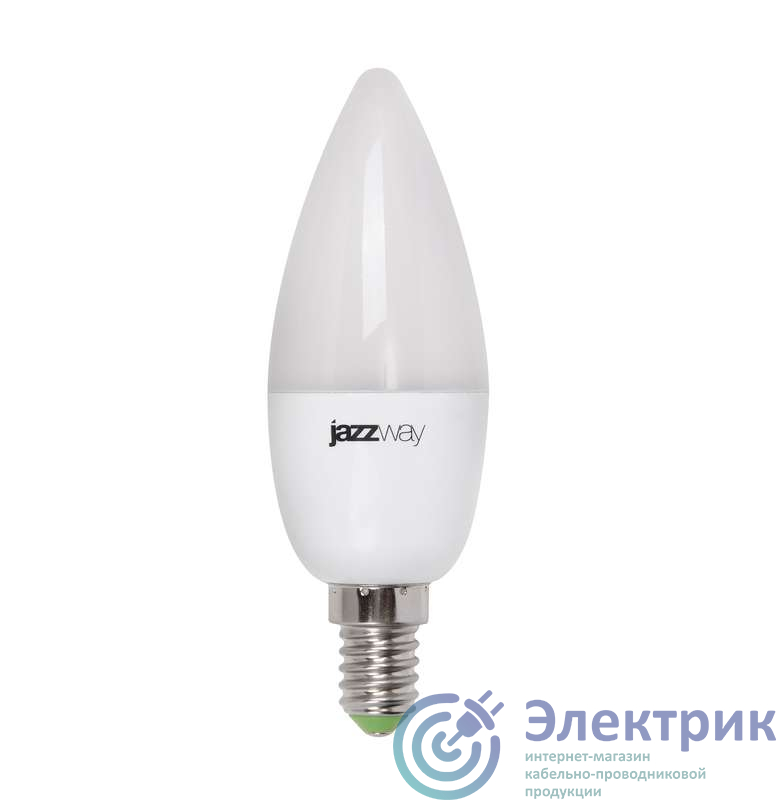 Лампа светодиодная PLED-DIM 7Вт C37 свеча 3000К тепл. бел. E14 540лм 220-240В диммир. JazzWay 2859259