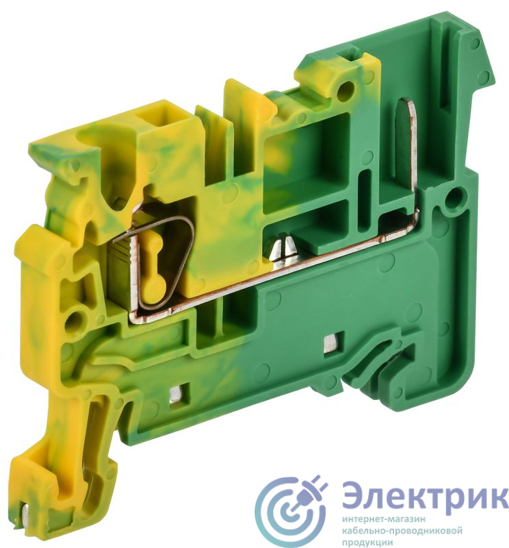AF-CT41-06-11-K52-002 | Клемма пружинная заземляющая CX2.5-1B PE 2.5кв.мм ARMAFIX IEK 