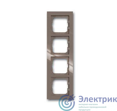 Рамка 4-м Axcent entree-grey ABB 2CKA001754A4474