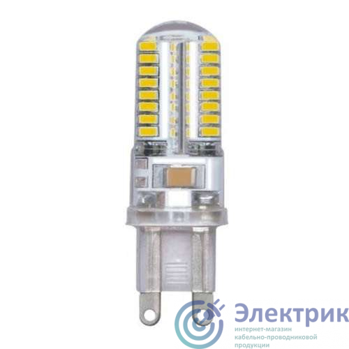 Лампа светодиодная PLED-G9 5Вт капсульная 4000К нейтр. бел. G9 300лм 220-230В JazzWay 1032133B
