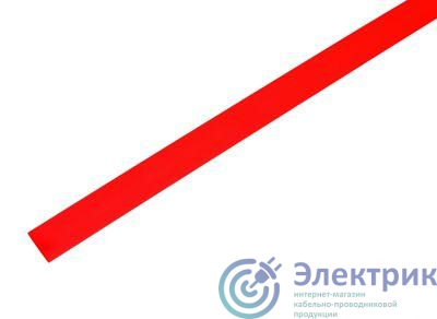 Трубка термоусадочная 9.0/4.5 1м красн. REXANT 20-9004
