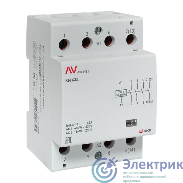 Фото EKF km-av-3-63-40-230V