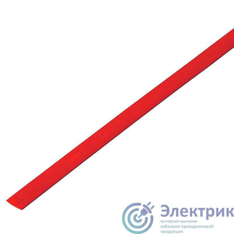 Трубка термоусадочная 20/10 мм красн. 1м (уп.10шт) PROCONNECT 55-2004