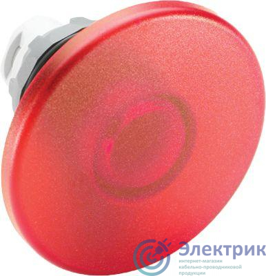 Кнопка MPM2-21R "ГРИБОК" без фикс. с подсветкой 60мм красн. (только корпус) ABB 1SFA611125R2101