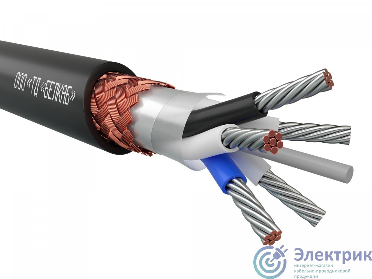 Белкаб | Провод монтажный МКЭШнг(А)-LS 5х0.75 ТРТС  БЕЛКАБ-ЭнгLS 5*0,75