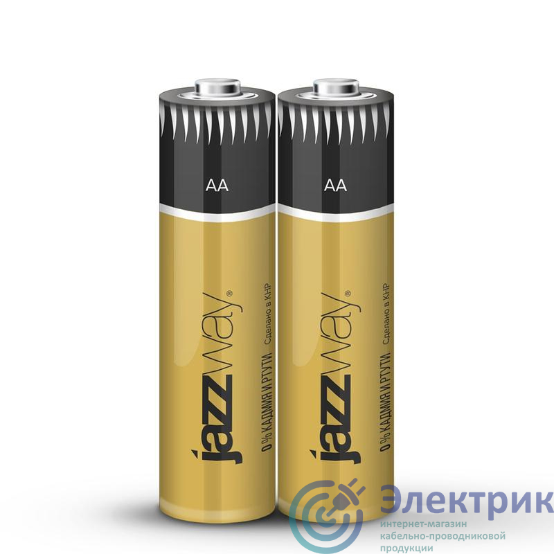 Элемент питания алкалиновый AA/LR6 1.5В Premium Alkaline BL-2 (блист.2шт) JazzWay 5026896