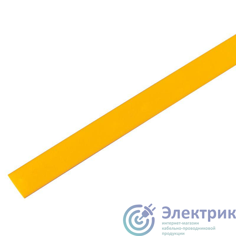 Трубка термоусадочная 10/5.0 мм желт. 1м (уп.50шт) PROCONNECT 55-1002