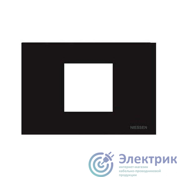 Рамка 2мод. Zenit итал. станд. антрацит ABB 2CLA247200N1801