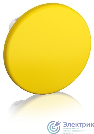 Кнопка MPM2-10Y "ГРИБОК" (только корпус) без фикс. 60мм желт. ABB 1SFA611125R1003