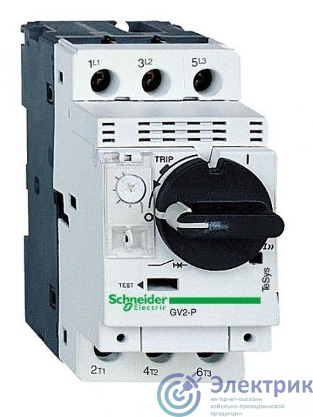 Выключатель автоматический для защиты двигателя 0.16-0.25А P05 SchE GV2P02
