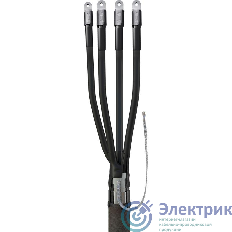 Муфта кабельная концевая универсальная 1кВ 4 КВ(Н)Тп-1 (150-240) с наконечн. (полиэтилен/бумага) ЗЭТАРУС zeta20828