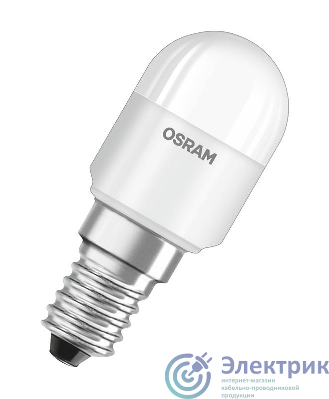 Лампа светодиодная PARATHOM T26 2.3Вт 6500К холод. бел. E14 200лм T26 угол пучка 160град. 220-240В (замена 20вт) матов. пластик OSRAM 4058075620155