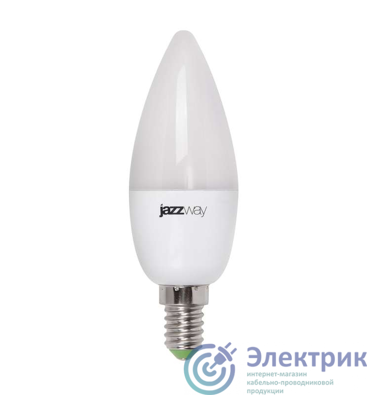 Лампа светодиодная PLED-DIM 7Вт C37 свеча 4000К нейтр. бел. E14 540лм 220-240В диммир. JazzWay 2859280
