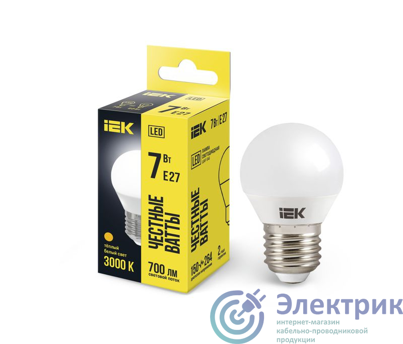 Фото IEK LLE-G45-7-230-30-E27
