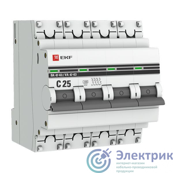 Фото EKF mcb4763-4-25C-pro