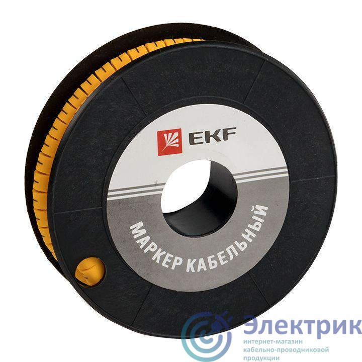 Маркер каб. 4.0кв.мм "L" (ЕС-2) (уп.500шт) PROxima EKF plc-KM-4-L