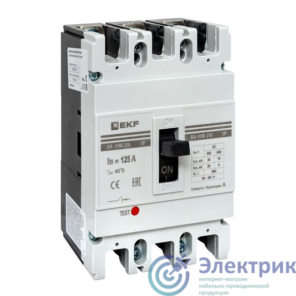 Фото EKF mccb99-250-125m