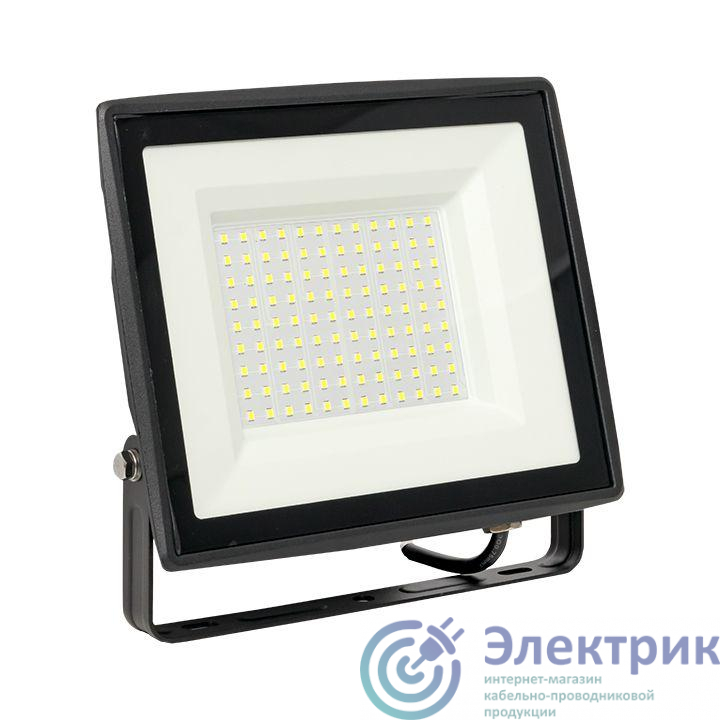 Прожектор светодиодный СДО-3006 100Вт 6500К IP65 Basic EKF FLL-3006-100-6500
