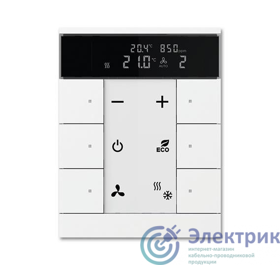 Регулятор комнатной температуры 6-кл. с датчиками CO2/влажности SBC/U6.0.1-84 ABB 2CKA006330A0010