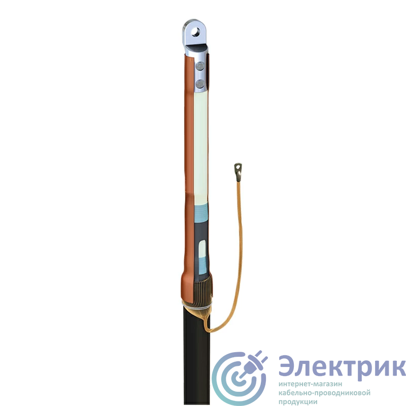 Муфта кабельная концевая внутр. установки 10кВ 1ПКВТ-10 (300-400) с наконечн. (комплект на 3 фазы) ЗЭТАРУС zeta23256